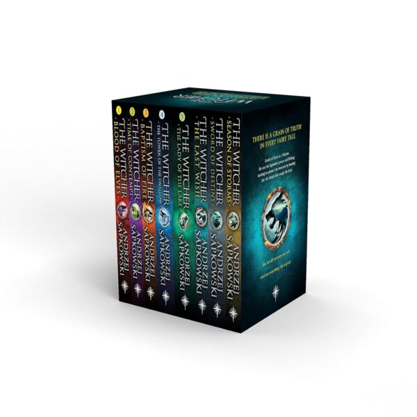 The Witcher Boxed Set: The Last Wish, Sword of Destiny, Blood of Elves, Time of Contempt, Baptism of Fire, The Tower of The Swallow, The Lady of the Lake, Season of Storms